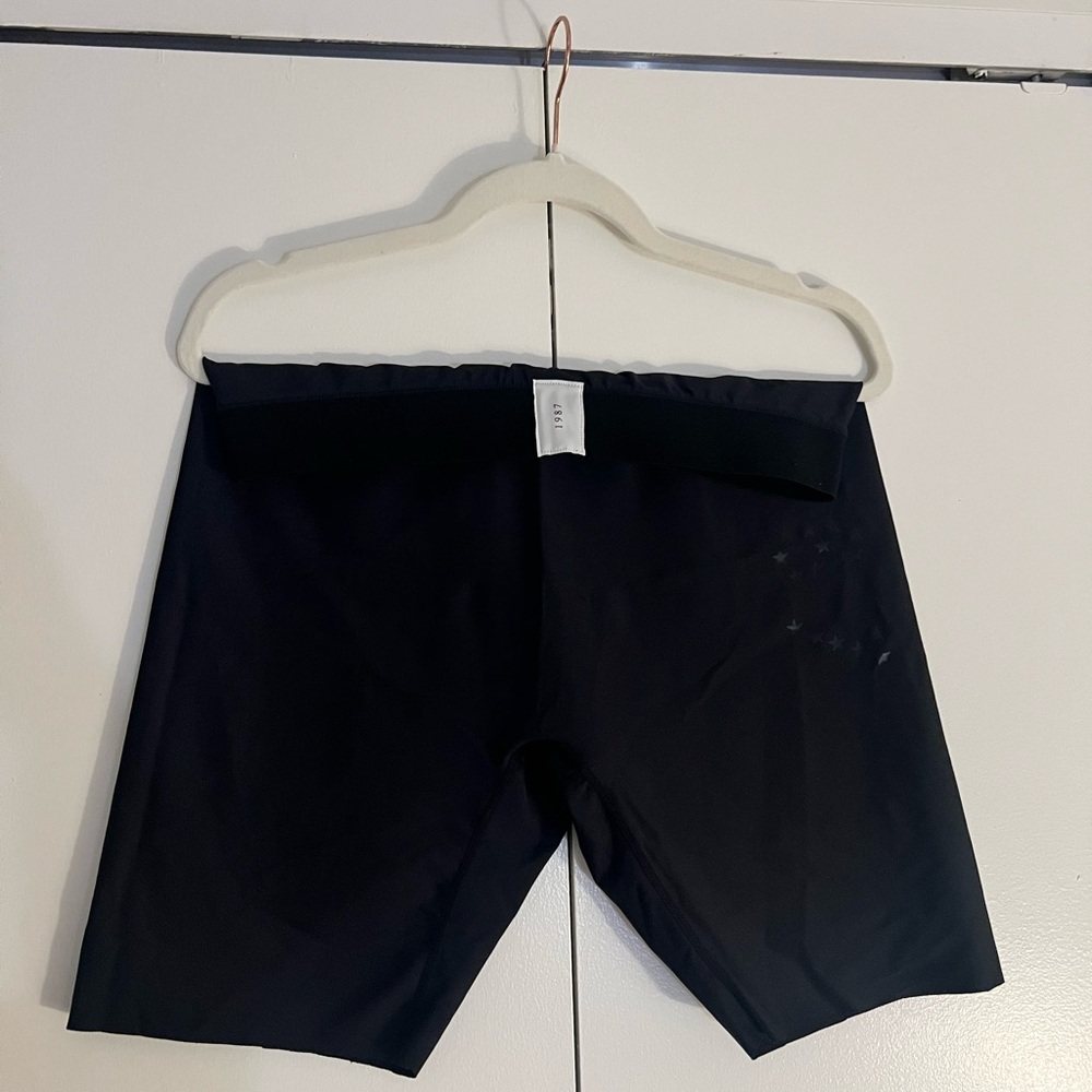 1987 Luxury Wear Black Athletic Shorts